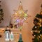 Christmas Tree Topper, USB Powered Remote Controlled 14 Inch (Gold F)